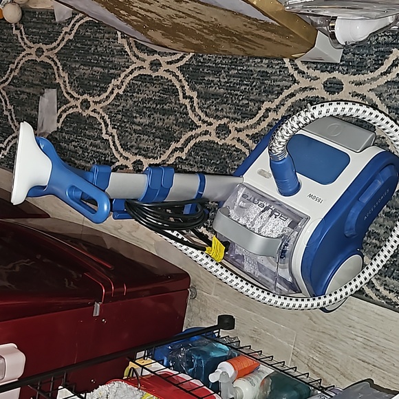 Rowenta Precision Valet Garment Steamer Blue White 1550W GS 6030 - Picture 5 of 7